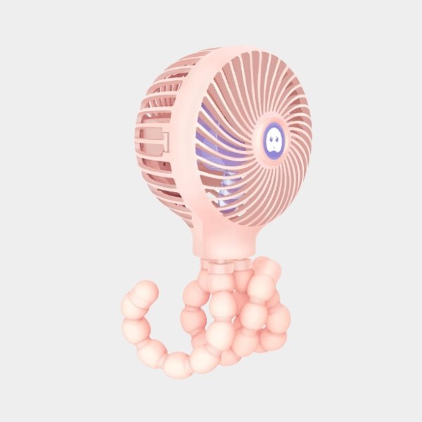 baby-6.jpg TRELC Mini Handheld Stroller Fan for Office Room Car Traveling BBQ Gym - Image 1